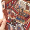 Scène de stickers isométrique 3D à composer soi-même sur le thème du banquet du Duc. Activité créative originale pour adulte pour gérer le stress.