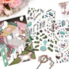 Scène de stickers isométrique 3D à composer soi-même sur le thème du salon des Dames. Activité créative originale pour adulte pour gérer le stress.