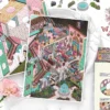 Scène de stickers isométrique 3D à composer soi-même sur le thème du salon des Dames. Activité créative originale pour adulte pour gérer le stress.